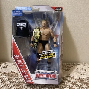 Brock Lesnar WWE Elite Mattel Actionfigur Wrestlemania - Bild 1 von 7