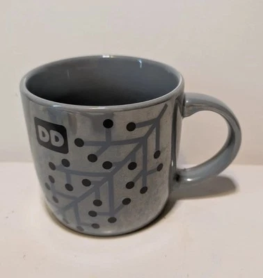 Dunkin Donuts Mug Light Gray 2014 Holiday Snowflake Coffee Tea Mug  - Image 1 of 4