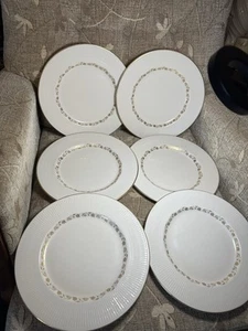 Royal Doulton Rondo vier Speiseteller English Bone China 6er Set - Bild 1 von 2
