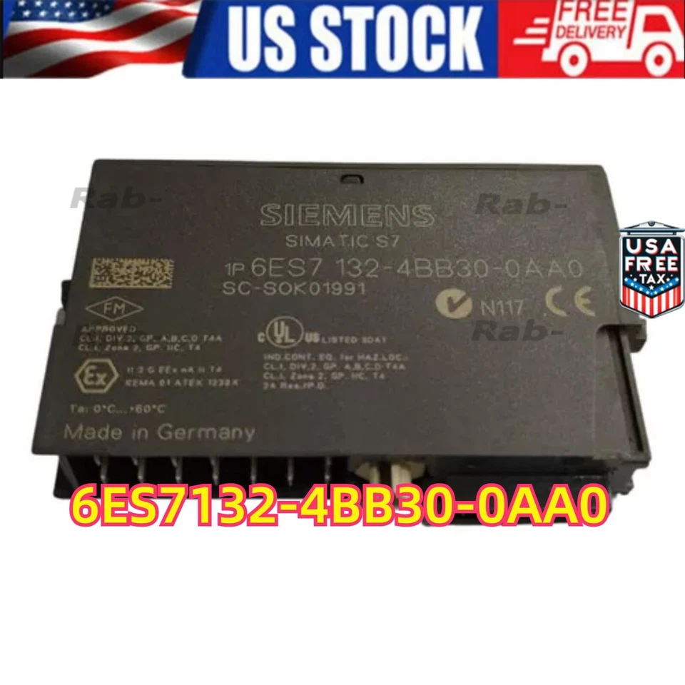 New Siemens 6ES7 132-4BB30-0AA0 6ES7132-4BB30-0AA0 SIMATIC DP Modules for ET200S - Image 1 of 4