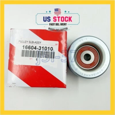 New 16604-31020 TOYOTA 4RUNNER LEXUS IS250 SERPENTINE IDLER PULLEY Foto 1 de 4