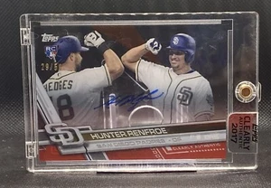 🔥🔥 2017 TOPPS CLEARLY AUTHENTIC AUTO Hunter Renfroe SP RC /50 🔥🔥 - Picture 1 of 2