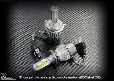 Kit LED H4 Faros Bombillas Hyper HID para Triumph America 2002-2016 Foto 1 de 3