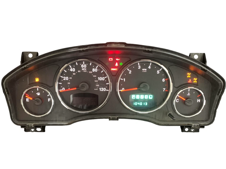 *Приборная панель спидометра 2008 Jeep Liberty 3,7 л 104 013 миль - Изображение 1 из 3