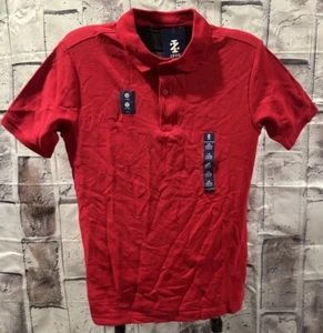 Izod Boys' - Double-Stretch Polo Shirt - Size L 14/16 - Red - Picture 1 of 8