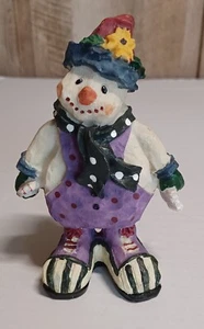 World Bizaars Vintage Holiday Tabletop Decorative Snowman. New In Box. 5.25" - Picture 1 of 8
