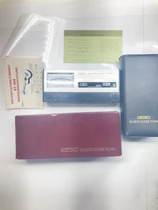SEIKO Tune Master ST-368 QUARTZ Guitar Tuner Made in Japan With Original Box - Picture 1 of 13