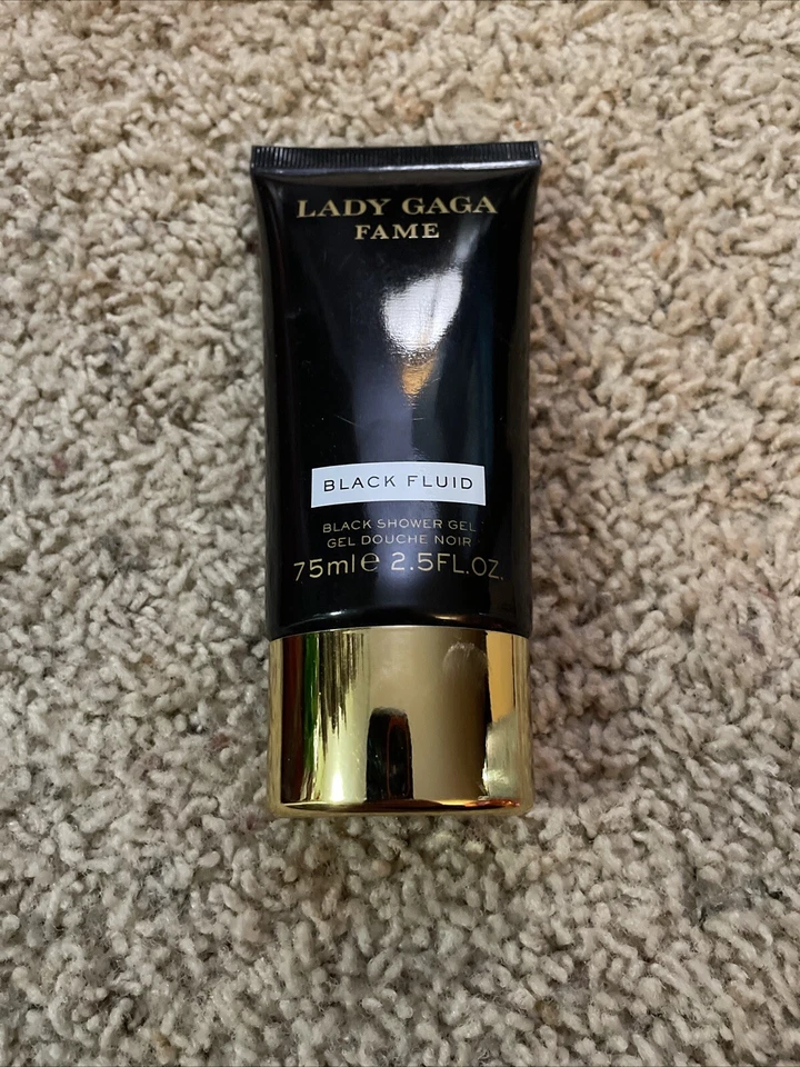 Lady Gaga Black Fluid Black shower gel 2.5 oz. New Discontinued. - Image 1 of 1