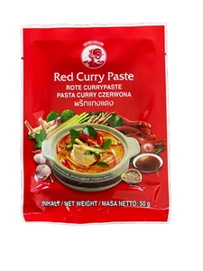Rote Curry Paste Cock 12 x 50g Red Curry Thaicurry Gewürzpaste - Bild 1 von 3