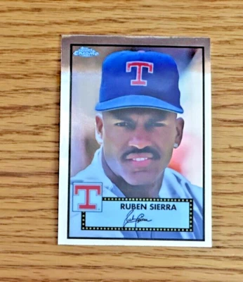 RUBEN SIERRA 2021 Topps Chrome Platinum Anniversary #567 - Image 1 of 2