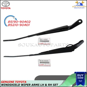 85190-90A02 85210-90A01 Genuine Toyota WINDSHIELD WIPER ARMS LH & RH SET 81-90 - Picture 1 of 1