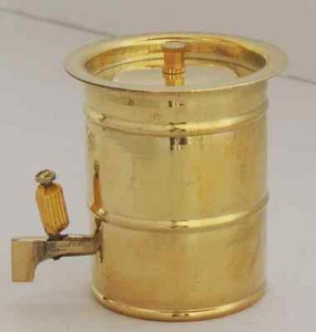 Brass Water Tank Drum Miniature for Children Playing - 2.5*2.1*2.5 inch - Picture 1 of 2