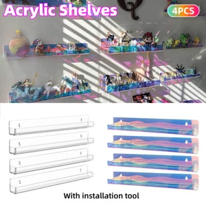 4PCS Acrylic Nail Polish Organizer Rack Wall Display Stand ink Paint CD Holder - Picture 1 of 19