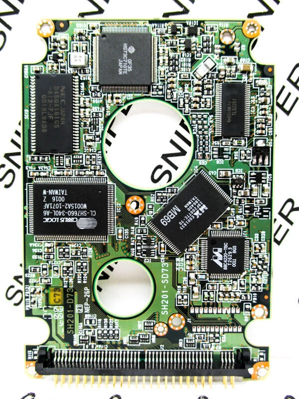 PCB - Hitachi 12GB DK23AA-12 IDE (B/A0B6 C/A) 09N0934 AK100 Laptop Hard Drive - Image 1 of 1