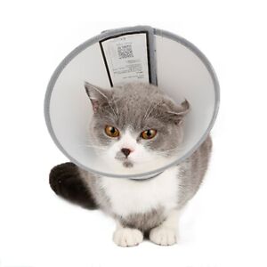 Pet Collar Wound Healing Elizabethan Dog Cat Protect Cone Recovery E-Collar