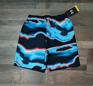 New! Boy's Under Armour Logo Swim Trunks Size Large 14/16 - Picture 1 of 4
