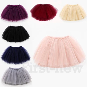Baby Girls Tutu Short Skirts Soft Princess Tulle Dress Toddler Kids Petti Skirts - Picture 1 of 11