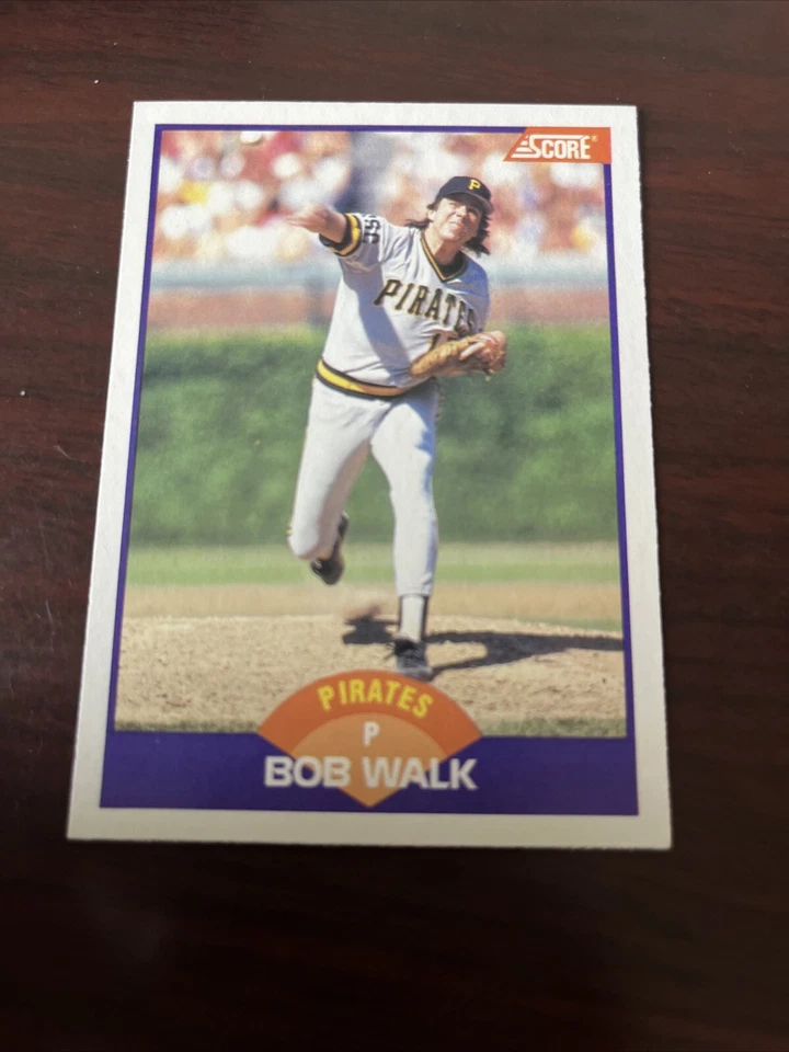 1989 Score Bob Walk #224 Pittsburgh Pirates  - Image 1 of 1