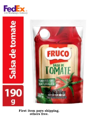 Colombian Fruco Ketchup Doypack Salsa de tomate 190g 6.7oz