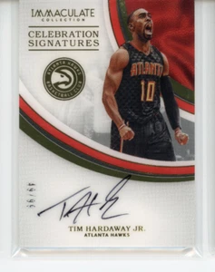 Tim Hardaway Jr. 2016-17 Inmaculada Auto Celebración Firmas #d/99 Pistones - Imagen 1 de 2