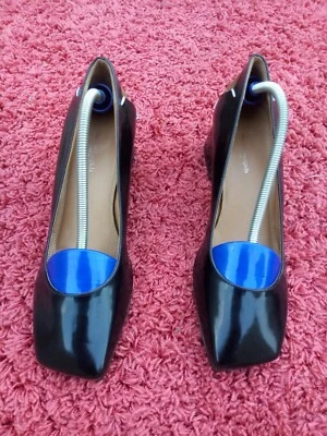 Zapatos de salón Maison Margiela de cuatro puntadas de cuero negros talla 37,5 Foto 1 de 4