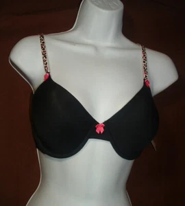 NEW BETSEY JOHNSON J3941 001 UNDERWIRE PADDED EVERDAY TSHIRT BRA 36B - Picture 1 of 2