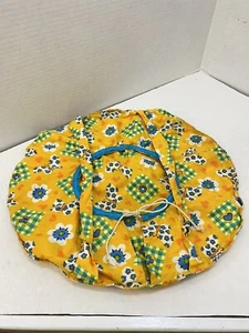 Casseruola porta torte vintage floreale farfalla fatta a mano MCM - Foto 1 di 6