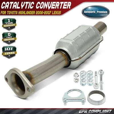 Rear Catalytic Converter for Toyota Highlander 2006-2007 Lexus RX400h 2006-2008 - Image 1 of 4