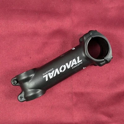 Oval Concepts 313 6* Threadless Stem 1 1/8 Steerer and Clamp Black 105 mm - Image 1 of 4