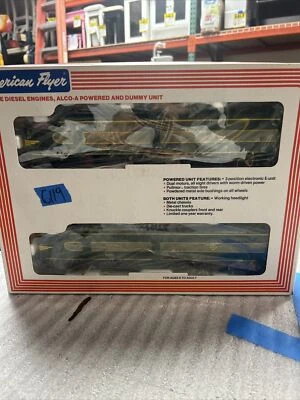 American Flyer Erie Alco A Diesel Power & Dummy Units Set S Gauge 4-8251 - Image 1 of 4