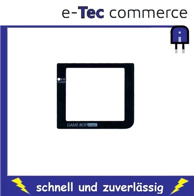 MARKENLOS Ersatz Display / Scheibe für Nintendo Game Boy Pocket Kunststoff