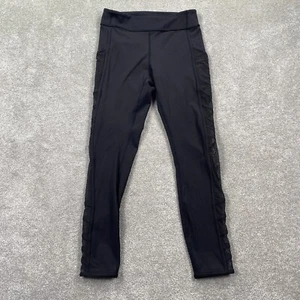 Lululemon Activewear Satin Strip Side Training Yoga Legging Women’s Size S Black - Picture 1 of 10