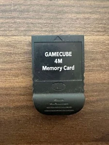 4MB Black Memory Card For GameCube Very Good 5E - Imagen 1 de 3