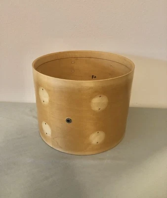 2006 DW Collector’s Series 12x9 Rack Tom Shell, Natural Satin 100% Maple, 2/7/06 - Image 1 of 4