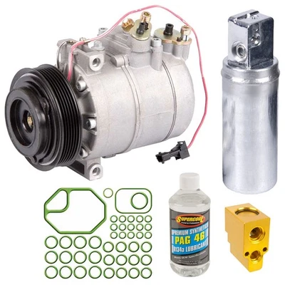 For Saab 9-5 2000 2001 2002 2003 AC Compressor w/ A/C Repair Kit - Imagem 1 de 4