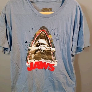 Loot Crate Jaws T-Shirt hellblau L - Bild 1 von 2