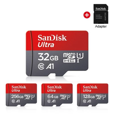 SanDisk Ultra Micro SD Card 32GB 64GB 128GB 256GB 512GB Memory Card SDHC SDXC TF - Image 1 of 4