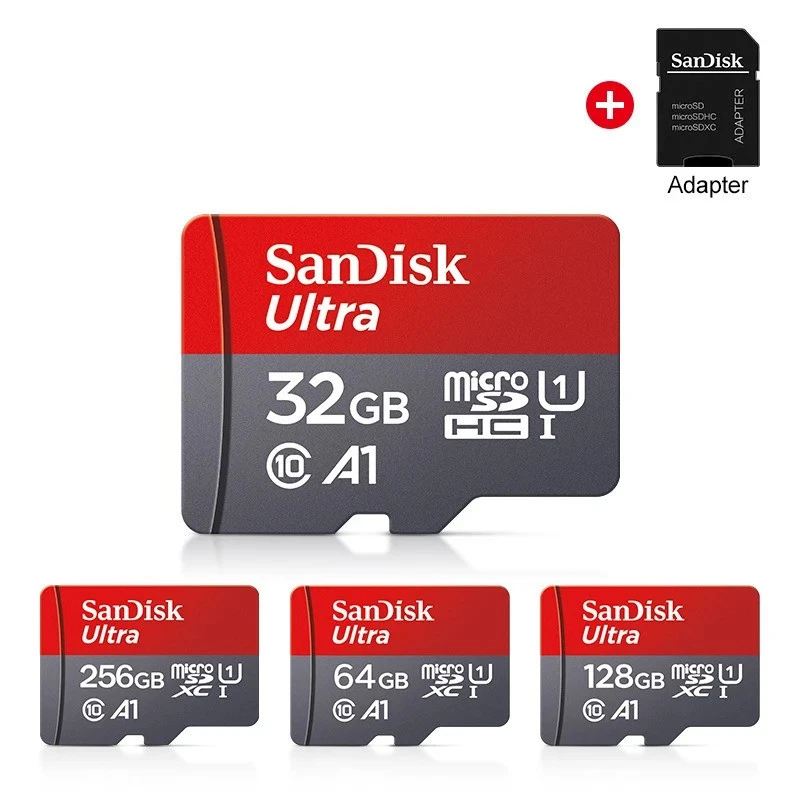 SanDisk Ultra Micro SD Card 32GB 64GB 128GB 256GB 512GB Memory Card SDHC SDXC TF - Image 1 of 4
