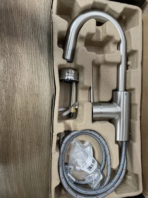 Grifo de barra de orificio único Kraus KPF-2600SFS Oletto 1,8 GPM - LEER - Foto 1 de 2