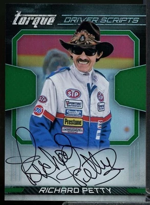 Richard Petty Card 2017 Panini Torque Driver Scripts Green #28  - Image 1 of 2