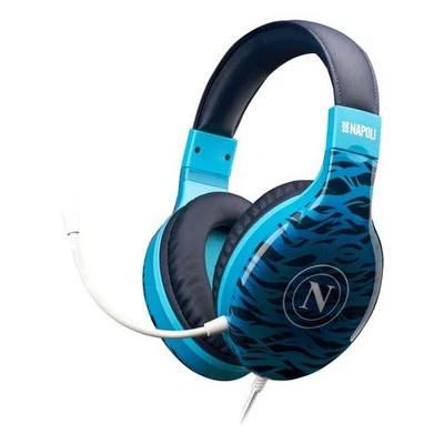 Qubick Cuffie gaming MULTIPIATTAFORMA SSC Napoli Waves Blue CGP50010 - Immagine 1 di 2