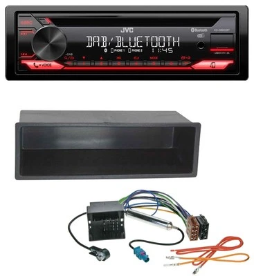 JVC CD DAB USB Bluetooth MP3 Autoradio für VW Polo, Lupo, Fox, Passat, T5 - Bild 1 von 4