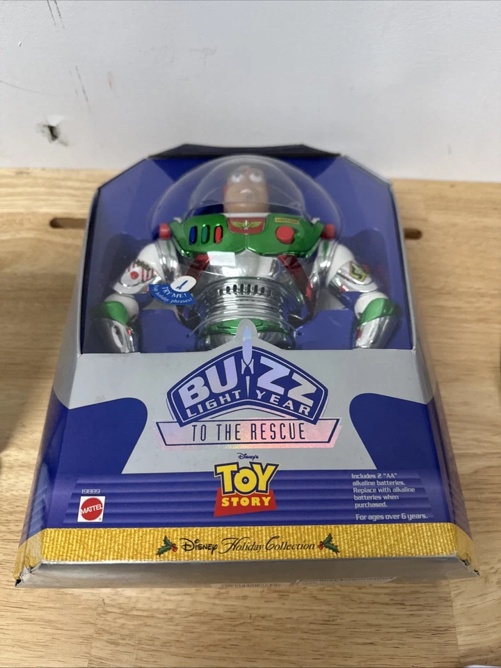 Buzz Lightyear Edición Especial Holiday Hero 1998 Nuevo, Sin Abrir en Caja Foto 1 de 3