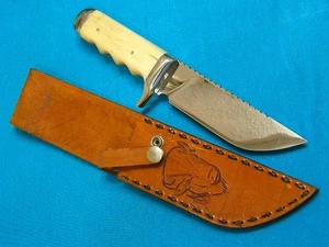 RARO COLTELLO LARRY LIPE STIGLER OK PERSONALIZZATO BOWIE OSSO UOMO DI MONTAGNA CACCIA SOPRAVVIVENZA - Foto 1 di 16