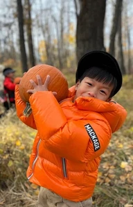 AUTHENTIC MACKAGE JESSE UNISEX Lustrous light down jacket. Coat Winter. Flame. - Picture 1 of 11