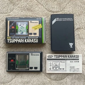 Bandai LCD Spiel TSUPPARI KARASU 1980er Vintage Japan Handheld getestet mit Box - Bild 1 von 18