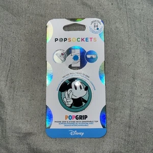 Popsockets DISNEY Mickey Mouse Peace Out CLASSIC New Retro Grip Stand Popgrip - Zdjęcie 1 z 1