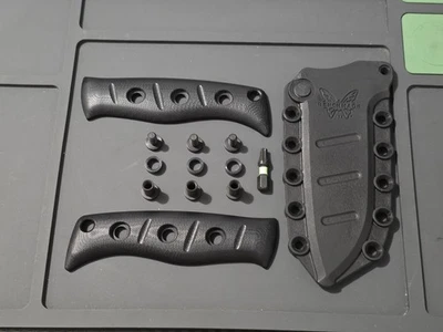 Empuñaduras/escalas y funda fijas Adamas 375 G10 hechas en banco Foto 1 de 4