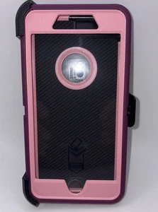 OtterBox Defender Case for iPhone 7 Plus Pink/Maroon Genuine - Picture 1 of 4