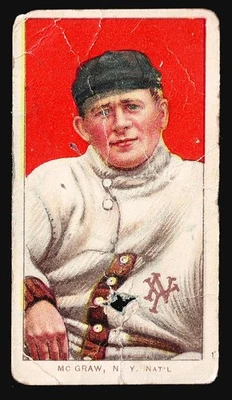 John McGRAW Retrato con Gorra - Pobre - Piamonte - Gigantes de Nueva York Salón de la fama Foto 1 de 2